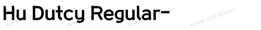 Hu Dutcy Regular字体转换
